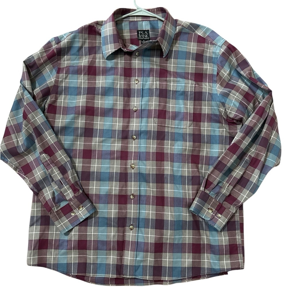 Jos A Bank Multicolor Plaid Men’s Shirt